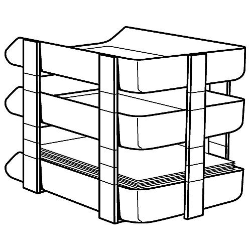 REXEL AGENDA CLASSIC LETTER TRAYS 55 mm