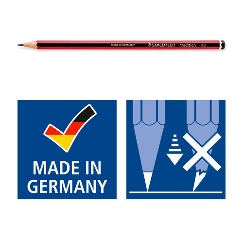 Staedtler Tradition 110 HB Pencil (Pack of 12) 110-HB