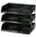 Avery Wide Entry Filing Tray W367xD254xH63mm Black Ref W44BLK Additional Image 1