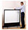 Nobo W1620 x H1220 Projection Screen Floor Standing 2000mm Diagonal Matt White 1901956 Additional Image 3