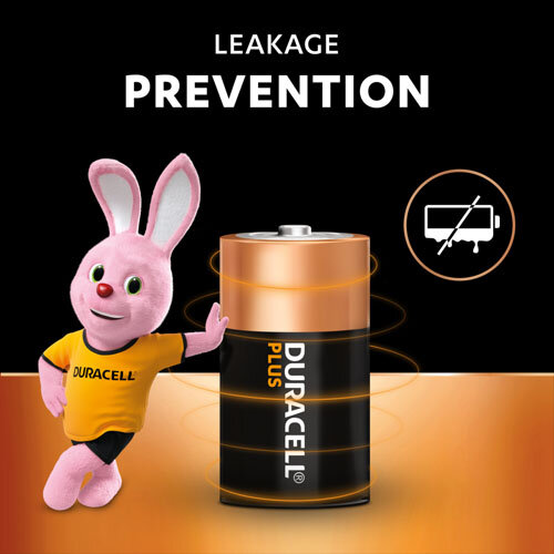 Duracell Plus D Alkaline Batteries - 2-Pack, Long-Lasting Power Additional Image 2