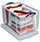 Plastic Storage Box 84 Litre Stackable Clear Really Useful Additional Image 1