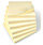Yellow Sticky Notes Pad of 100 Sheets 76x76mm Pack 12 5 Star - stacked