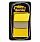 Post-it Index Flags Yellow 50 per Pack 25mm Pack 12