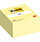 Post-it Notes Cube, Canary Yellow, 76 mm x 76 mm, 450 sheets Additional Image 1