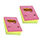 Post-it Large Notes, Neon colors, 101 mm x 152 mm, 6 Lined Pads Additional Image 1