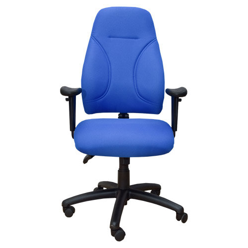Esme Posture High Back Asynchronous Armchair Seat Blue