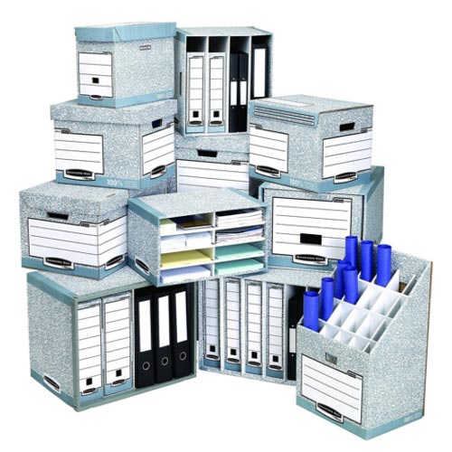 Bankers Box System Lever Arch File Store Fellowes 01840 Pack 5 Hunt