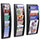 Quick Fit Literature Holder Wall-mount 5 DL Pockets 1/3xA4 Black Additional Image 1