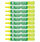 5 Star Eco Highlighter 1-5mm Line Yellow Pack 10