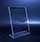 5 Star Office Sign Holder Portrait Slanted A4 Clear Additional Image 1