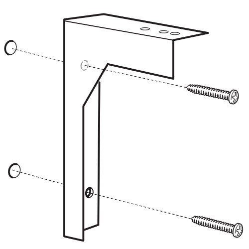 Nobo Wall Screen Extension Brackets 2 - Single