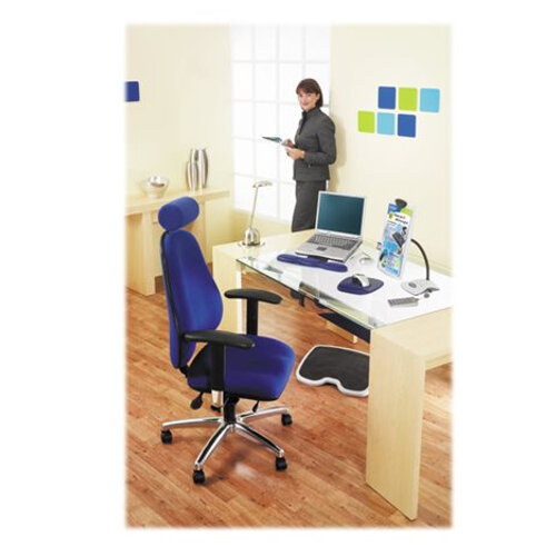 Kensington Blue Foam Mousepad With Wrist Rest Ref 64271