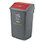 Addis Recycling 3x 60L Bins Kit with Colour Coded Lids Flip Top - Lids are designed to prevent the overspill - Quality construction will not deteriorate over time - Great for raising environmental awareness