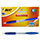 Bic Atlantis Retractable Ballpoint Pen Blue Cushioned Grip Pack 12 Additional Image 1