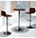 Astral Tall Cafe Table - Walnut H1045mm x Dia 600mm: Room View