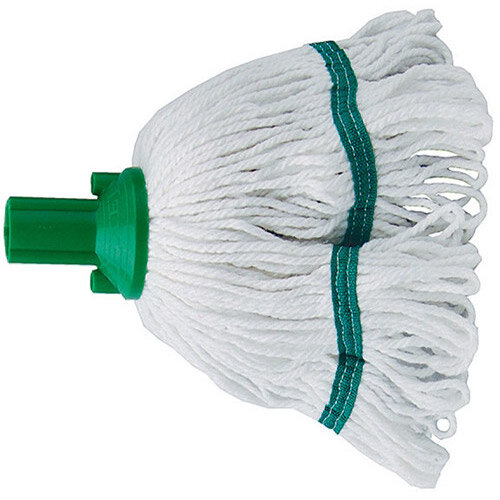 Contico Exel Revolution Mop Head, 250g, Green - Heavy-Duty Mop Head for High Traffic Areas Additional Image 1