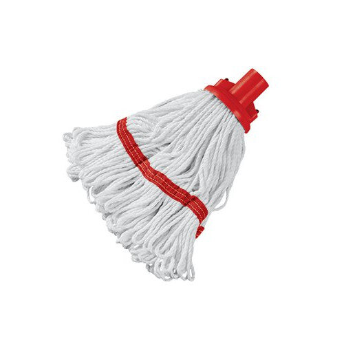 Contico Exel Revolution Mop Head, 250g, Red - Colour-Coded Mop for Hygiene-Sensitive Areas Additional Image 2