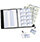Durable Visitors Book Leather Look 100 Badge Inserts W90xH60mm 1463-00 Additional Image 1