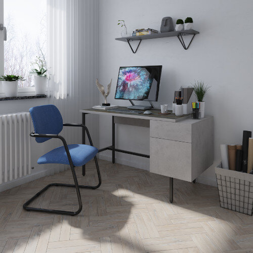 Delphi home office workstation and Cavalier executive chair bundle Additional Image 4