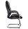 Derby high back visitors chair - black faux leather Additional Image 1