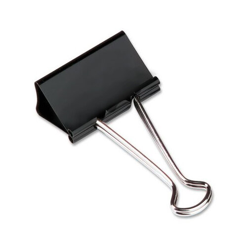 Q-Connect Foldback Clip 32mm Black (Pack of 10) KF01284 Huntoffice