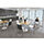 Genoa Circular Beech Dining Table with Silver Trumpet Base 800mm Additional Image 2