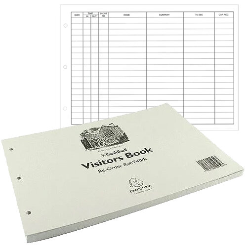 Guildhall Refill for Loose-leaf Visitors Book 50 Sheets A4 T40/R