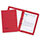 Guildhall Transfer Spring File 420gsm Pocket Foolscap Red 211/6005Z [Pack 25] Additional Image 1
