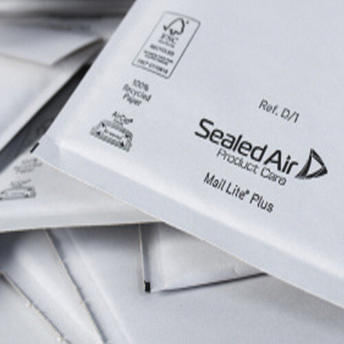 Mail Lite Plus - Bubble Lined Postal Bags - Oyster White - Pack of 50 - Size C/0 150x210mm - Pack of 50
