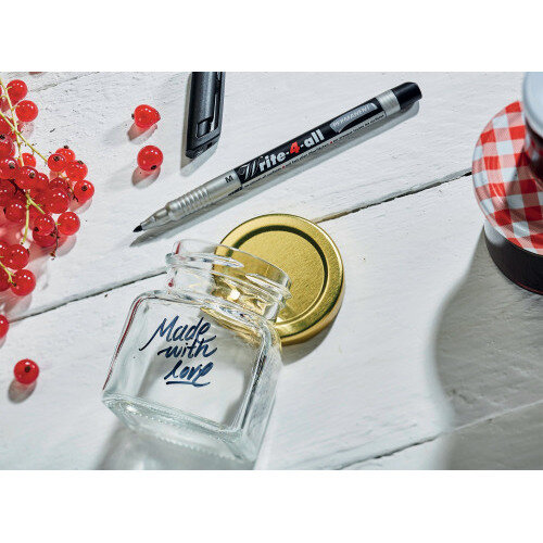 Stabilo Write-4-all Permanent Marker Medium Black (Pack of 10) 146/46