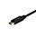 StarTech.com Right-Angle USB-C Cable - M/M - 1 m (3 ft.) - USB 2.0, 1 m, USB C, USB C, USB 2.0, 480 Mbit/s, Black Additional Image 1