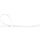 StarTech.com 100 Pack 10 Inches Cable Ties - White Extra Large Nylon/Plastic Zip Tie - Adjustable Electrical/Network Cable Wraps/-40 to +85C Temp/94V-2 Fire & UL Rated TAA, Releasable cable tie, Nylon, Plastic, White, 6.8 cm, V2, 5 cm Additional Image 4