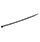 StarTech.com 100 Pack 8 Inches Cable Ties - Black Large Nylon/Plastic Zip Tie - Adjustable Electrical/Network Cable Wraps/-40 to +85C Temp/94V-2 Fire & UL Rated TAA, Releasable cable tie, Nylon, Plastic, Black, 4 cm, V2, -40 - 85 C Additional Image 3