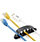 StarTech.com 100 Pack Cable Management Clips - Self Adhesive 6 Slot Cable Comb - Resusable Desktop USB/Computer/Ethernet/AV Cord Organizer - Sticky Cable Holders - Nylon Cable Clamp UL Rated, Cable clip, Desk/Wall, Nylon, Black Additional Image 5