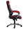 Jensen high back executive chair - black and red faux leather Additional Image 2