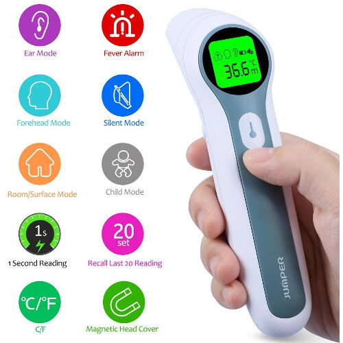 Jumper Medical DualMode Infrared Contactless Thermometer Forehead