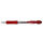 Retractable Ballpoint Pen Red Pack of 10 Q-Connect  Additional Image 1