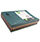 Q-Connect Orange Square Cut Folder Medium Weight 250gsm Foolscap Pack of 100