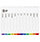 Q Connect Index A4 Multi-Punched January-December Multi-Colour Pre-Printed Tabbed