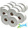 2Work Mini Jumbo Roll 2-Ply White 92mm x200 Metres Pack of 12 J27200