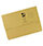 Document Wallet Half Flap Foolscap Yellow Pack 50 Q Connect