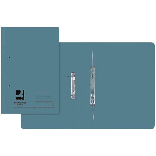 Q-Connect Transfer File 35mm Capacity Foolscap Blue (Pack of 25) KF26061