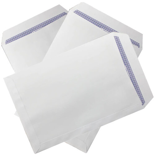Q-Connect Envelope C4 100gsm White Self-Seal (Pack of 250)