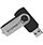 Q-Connect 64GB USB 2.0 Swivel Memory Stick Silver/Black KF41514