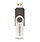 Q-Connect 64GB USB 2.0 Swivel Memory Stick Silver/Black KF41514