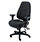 Avior Luciana High Back Heavy Duty 24 Hour Task Operator Office Chair Black - Weight Tolerance: 150kg Additional Image 1