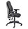 Cappela Intro Black Ergonomic Posture Office Chair Plus Arms KF838994 Additional Image 1