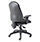 Cappela Intro Black Ergonomic Posture Office Chair Plus Arms KF838994 Additional Image 3