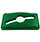 Rubbermaid Slim Jim Commingle Lid For Paper Bottles & Cans Green Additional Image 1